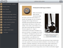 Tablet Screenshot of linguasiciliana.com